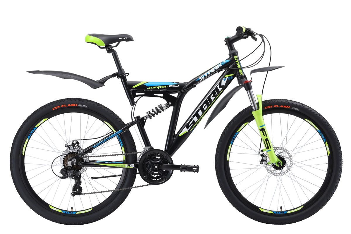Двухподвесный велосипед STARK Jumper 26.1 FS D (2018)