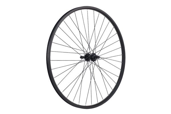 Колесо 29" MTB, заднее, двойной обод DH18 29"*36H, алюминиевый сплав, цвет черный, черная втулка, под резьбовой ротор, FR-09R DISC